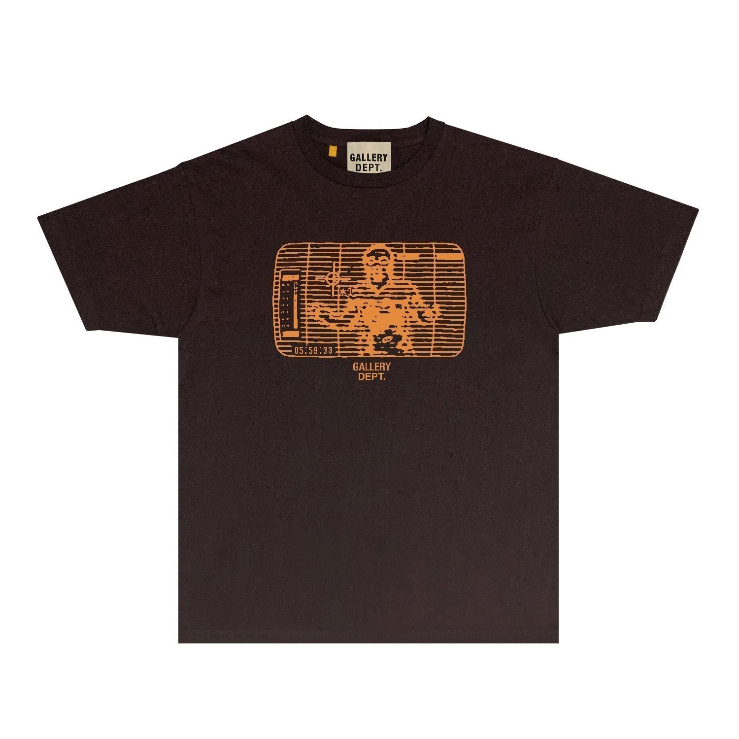 Gallery Dept T Shirt Retro Printed Loose Short-Sleeved Shirt