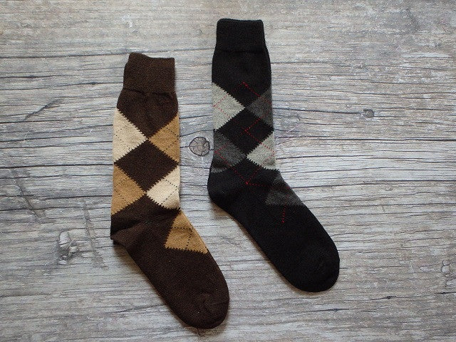 LW Argyle Dress Socks