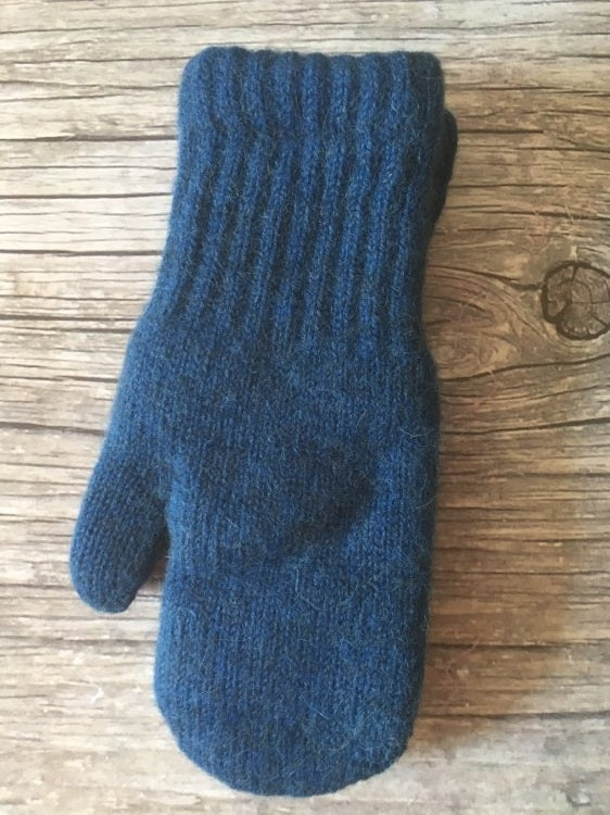 Boucle Lined Alpaca Mittens