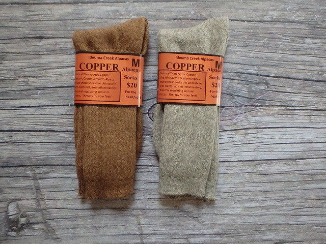 MW Copper Alpaca Socks