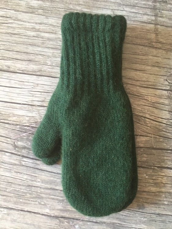 Boucle Lined Alpaca Mittens