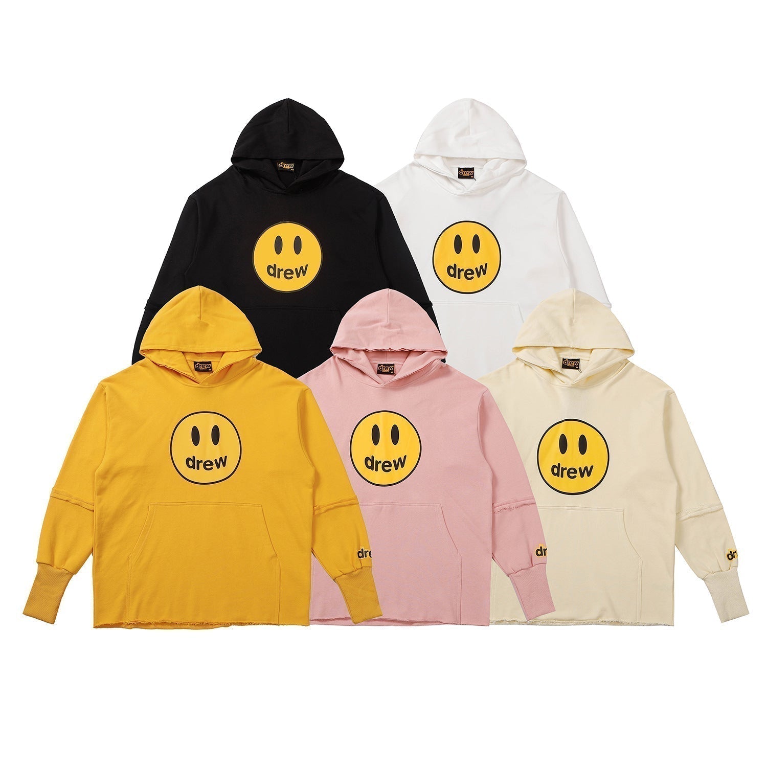 Drew House Hoodie Unisex Loose Casual Hoodie