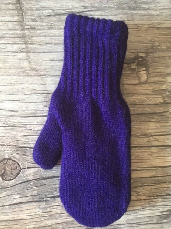 Boucle Lined Alpaca Mittens