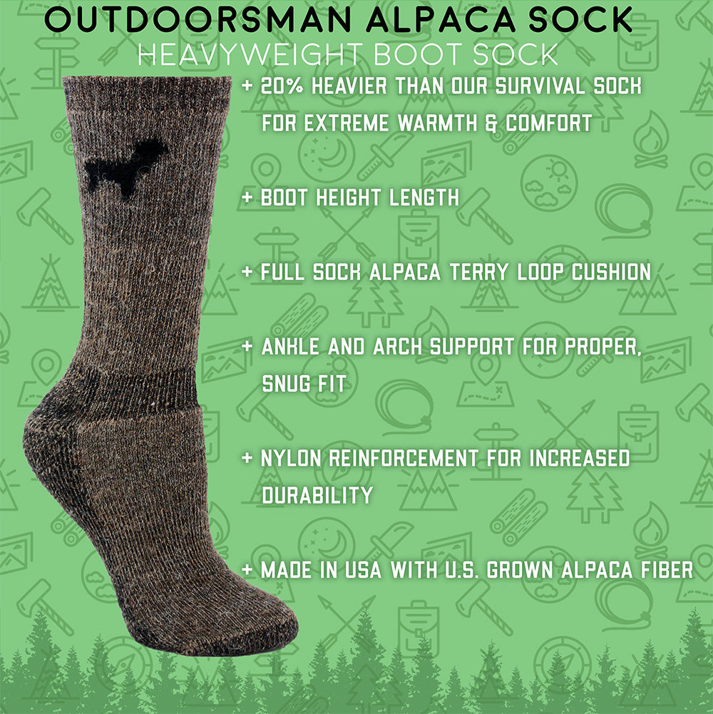 The Outdoorsman Terry-Lined Sock
